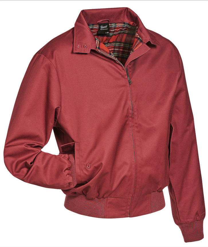 Brandit Lord Canterbury Jacket Bomber Design Mens Urban Style Casual Coat Red
