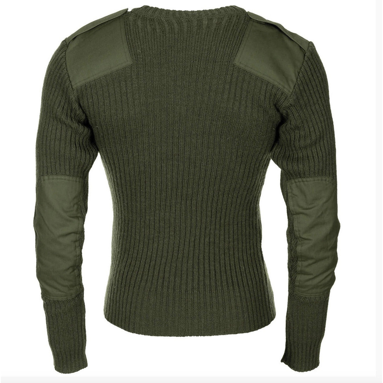 Original British Army Pullover Commando Green Olive Sweater Wool Men Jumper Used