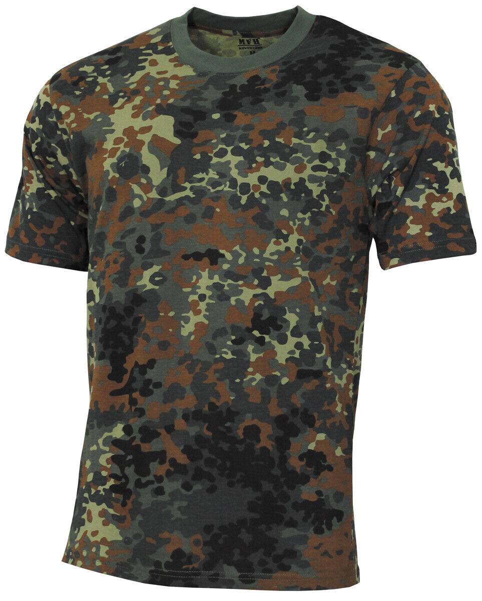 Classic Army Kids T-Shirt US Style Basic BW Camo 100% Cotton