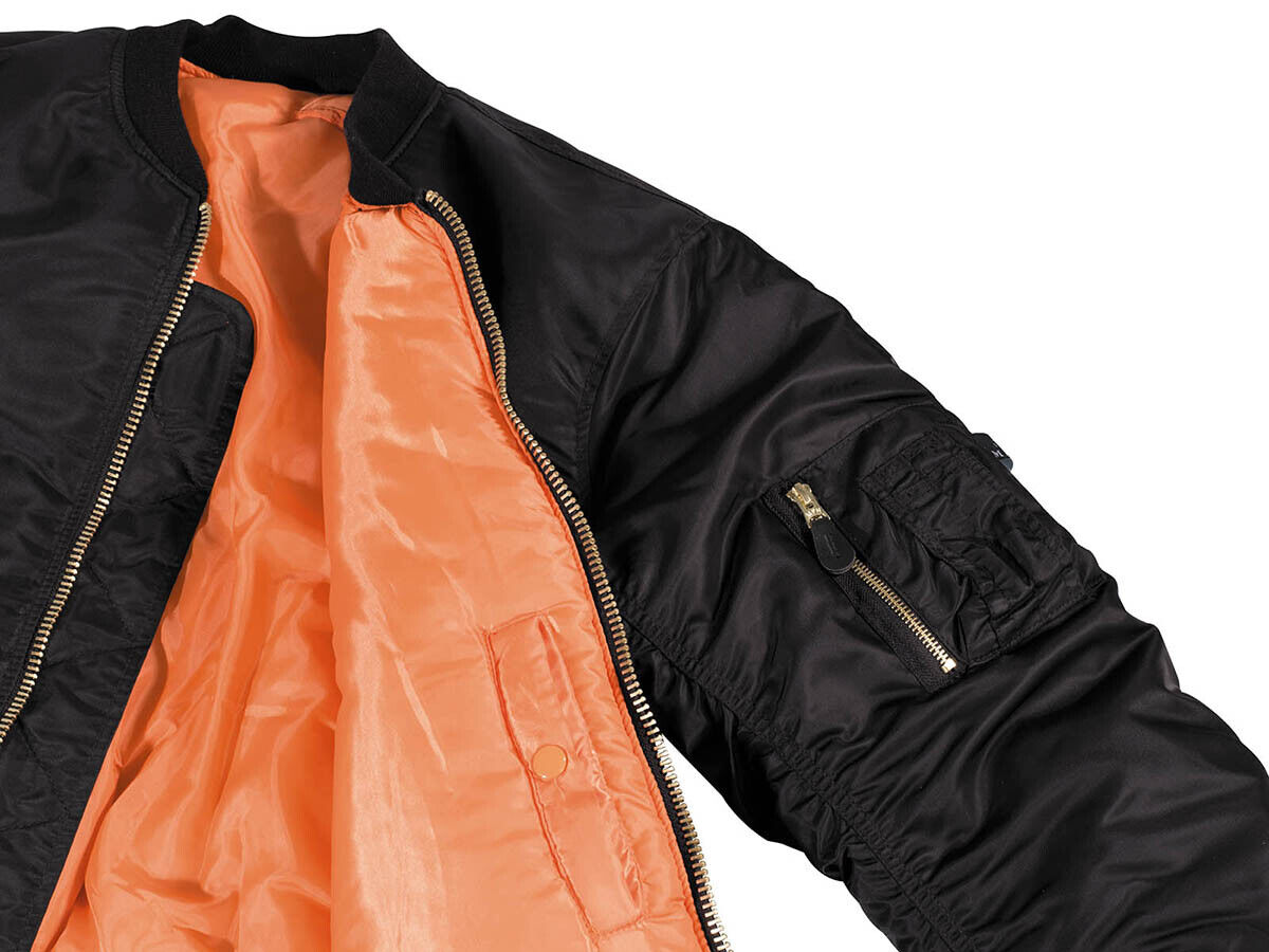 MFH US Flight Jacket MA1 Black