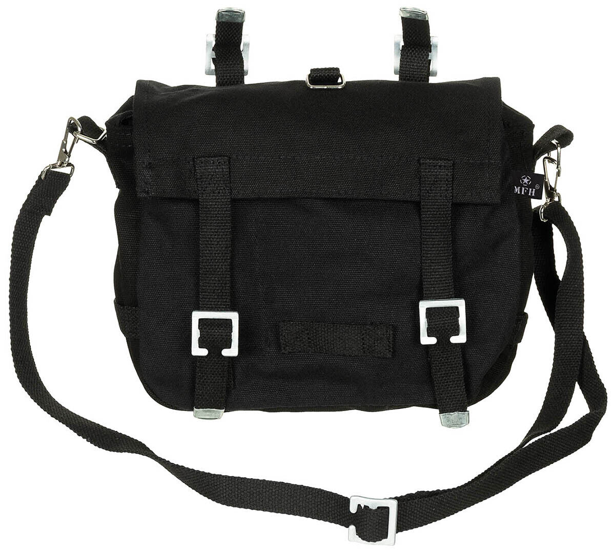 Bundeswehr German Army Combat Bag Resistance Canvas Small Black 4L