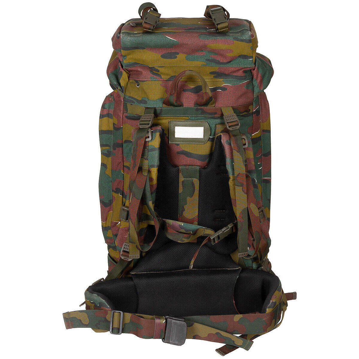 Belgium Original Military Army Backpack Camo Without Side Pouches Used