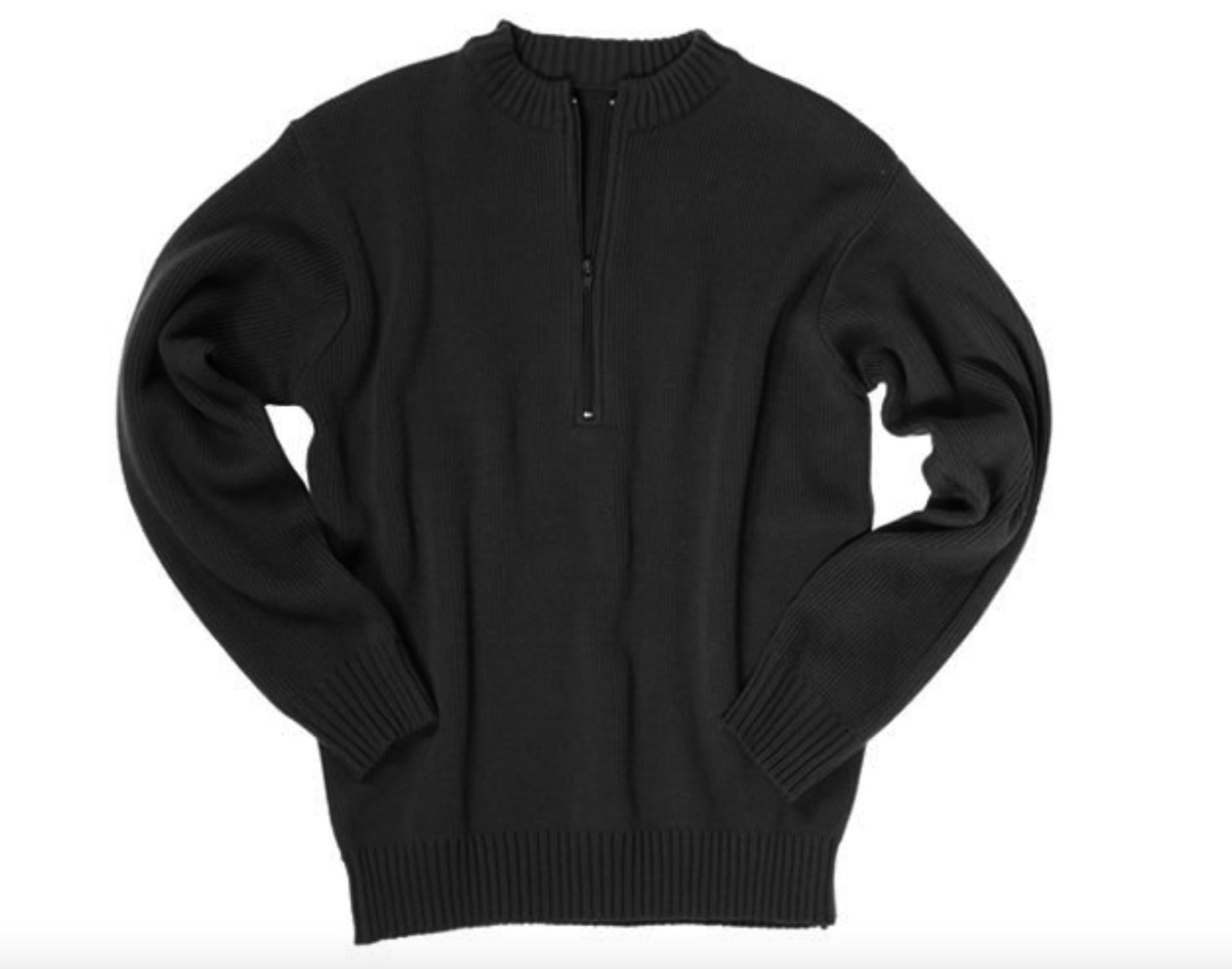 Swiss Army Alternative Sweater Military Style With Zipper Outdoor Hiking Camping