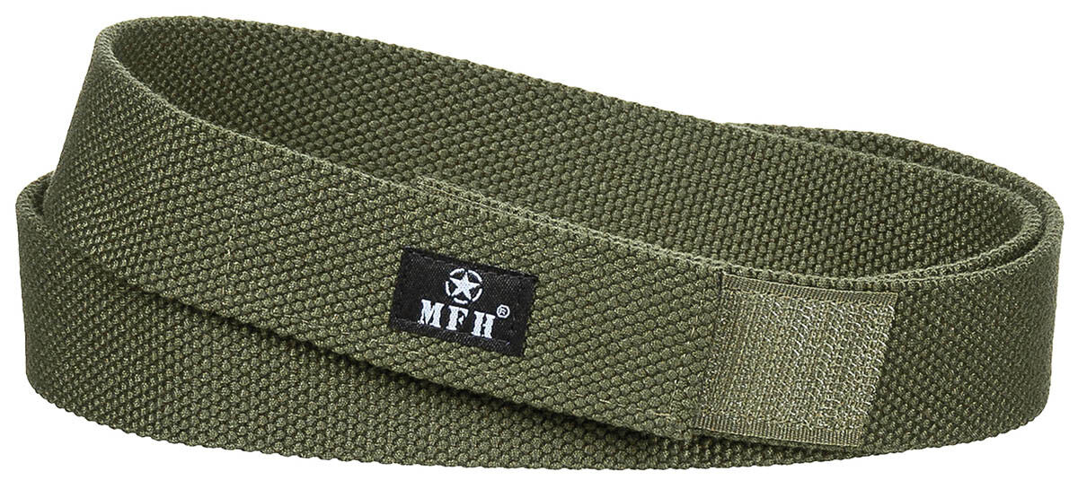 Belt With Hook-And-Loop Fastener Nylon OD Green
