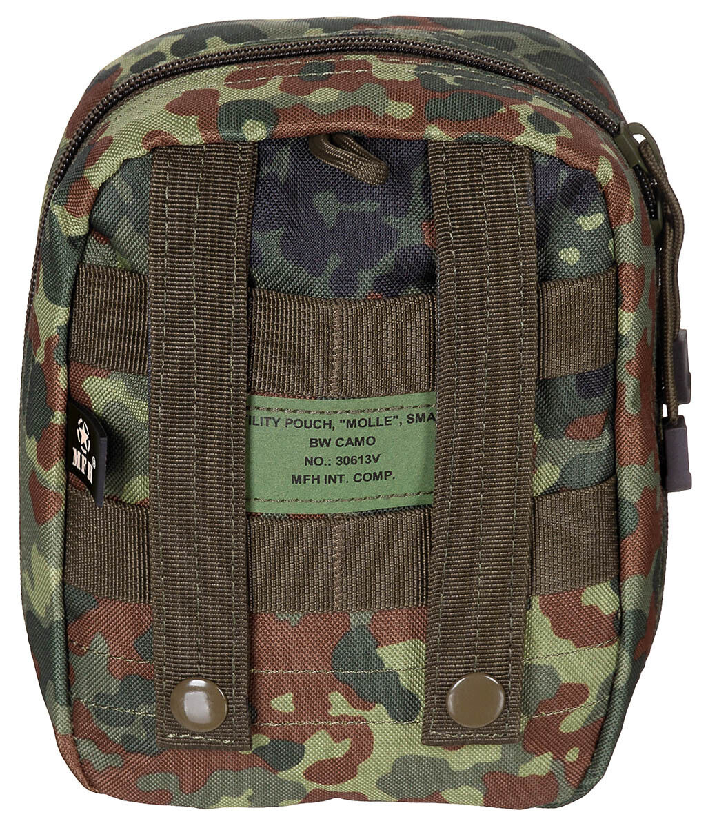 MFH Utility Pouch MOLLE Small Flecktarn