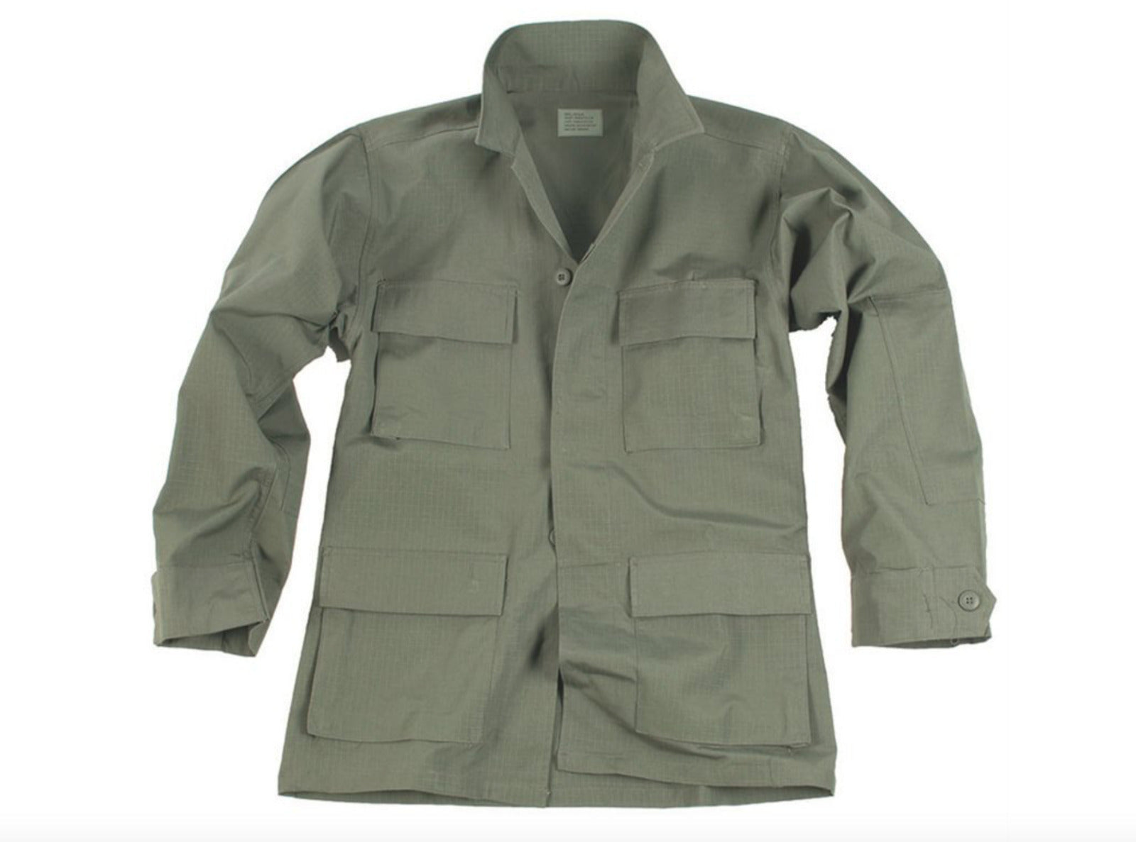 US Army Military Outdoor Light Field Jacket RipStop BDU Style OD Green