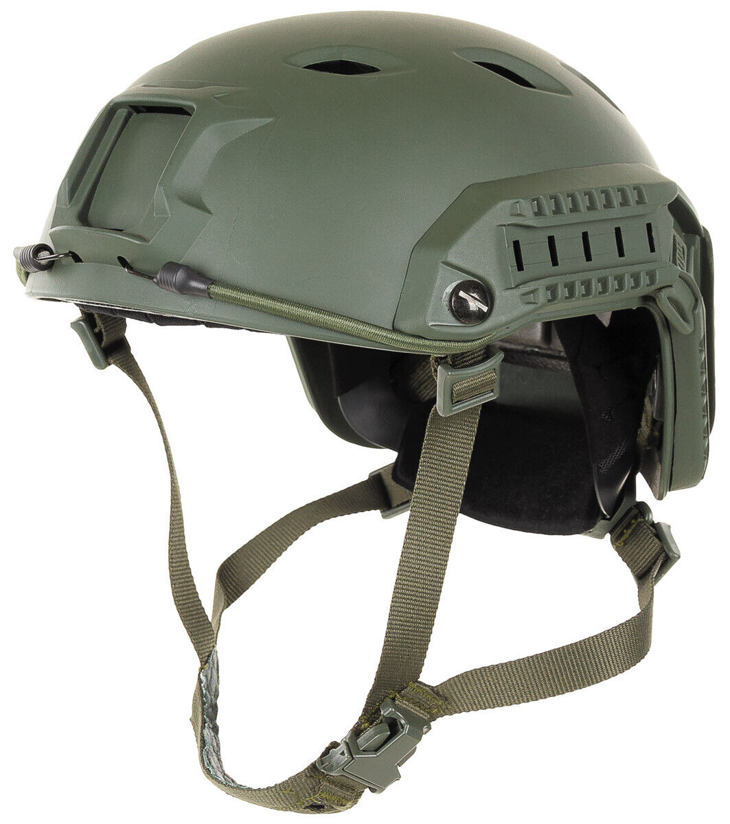 MFH US Helmet Fast-paratroopers Green Rails