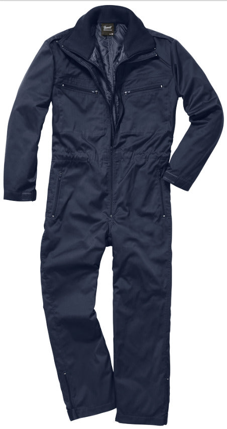 Brandit Tank Suit Durable Water-Repellent Jacket Removable Navy