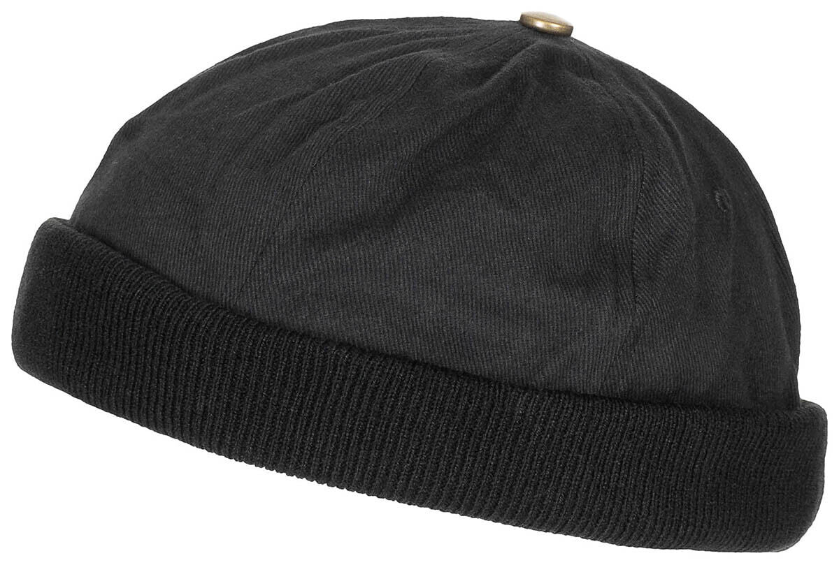 MFH Cap Without Visor Hook-and-loop Fastener Black