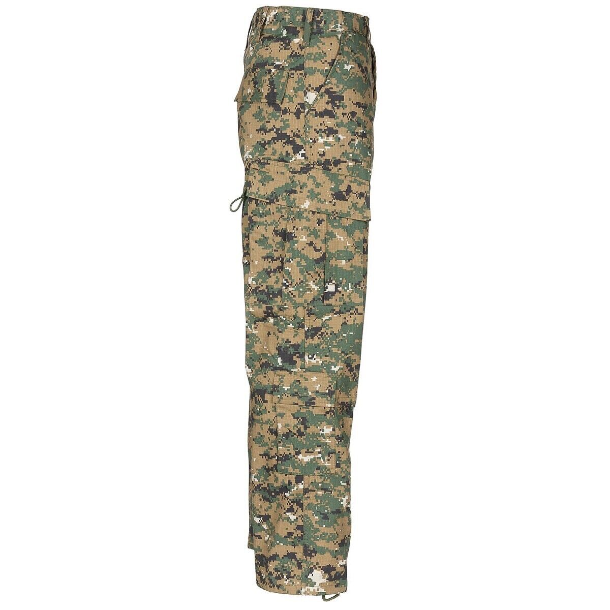 US Army Mens Tactical BDU Pants Military Combat Rip Stop Digital Woodland Camo