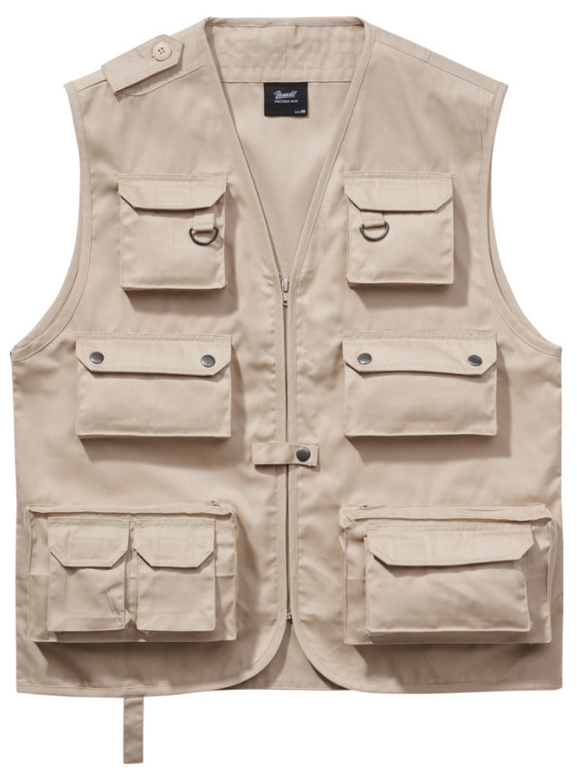 Brandit Hunting Military Vest Men Casual Hunting Fishing Camping Ranger Vest