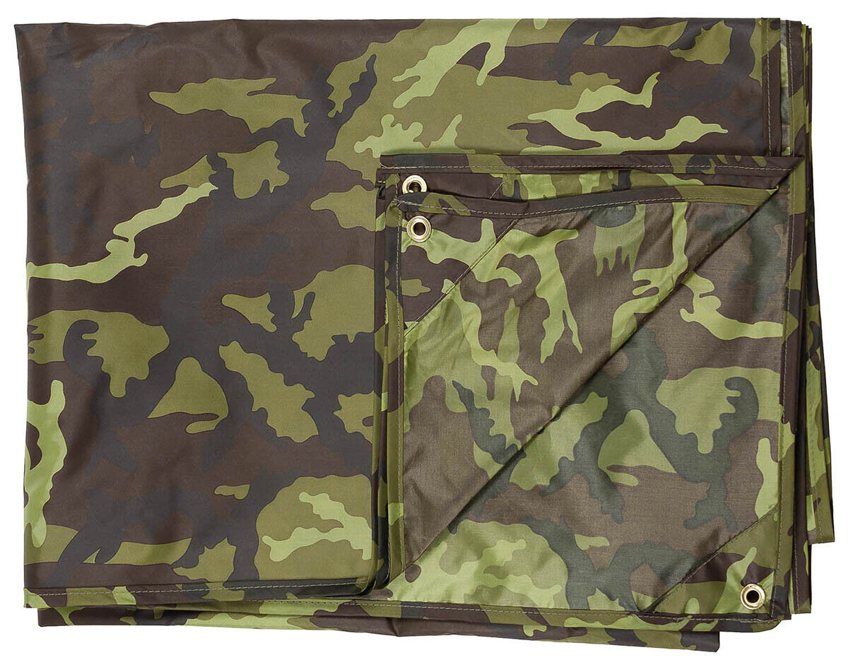 MFH Tarpaulin Tarp M95 Czech Camo Ca. 400 X500 Cm M95