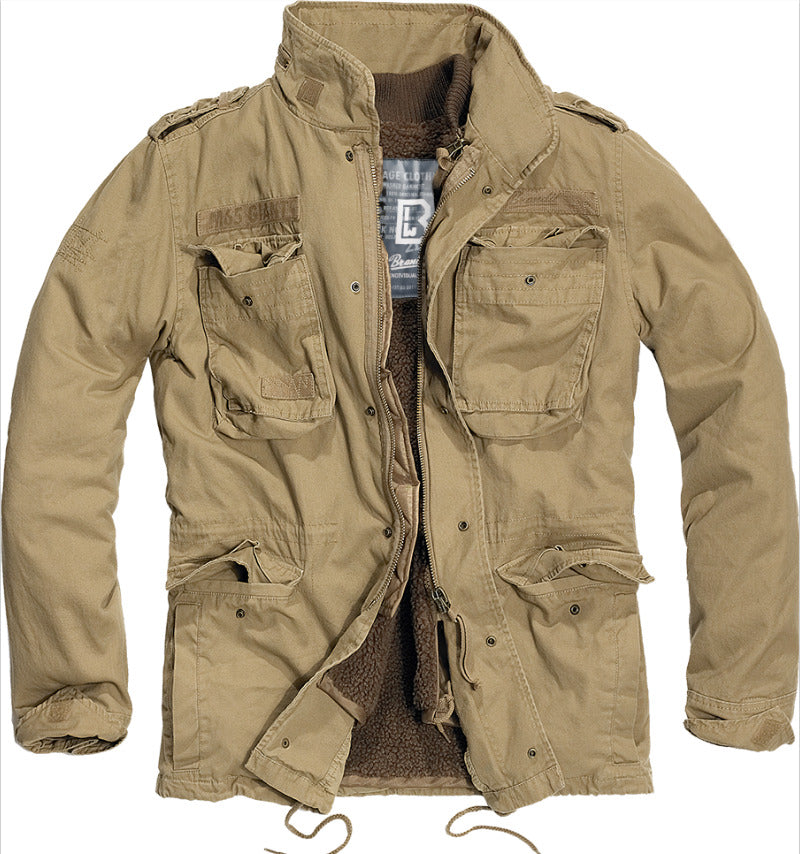 Brandit M65 Giant Jacket Military Tactical Mens Warm Field Outdoor Parka Camel