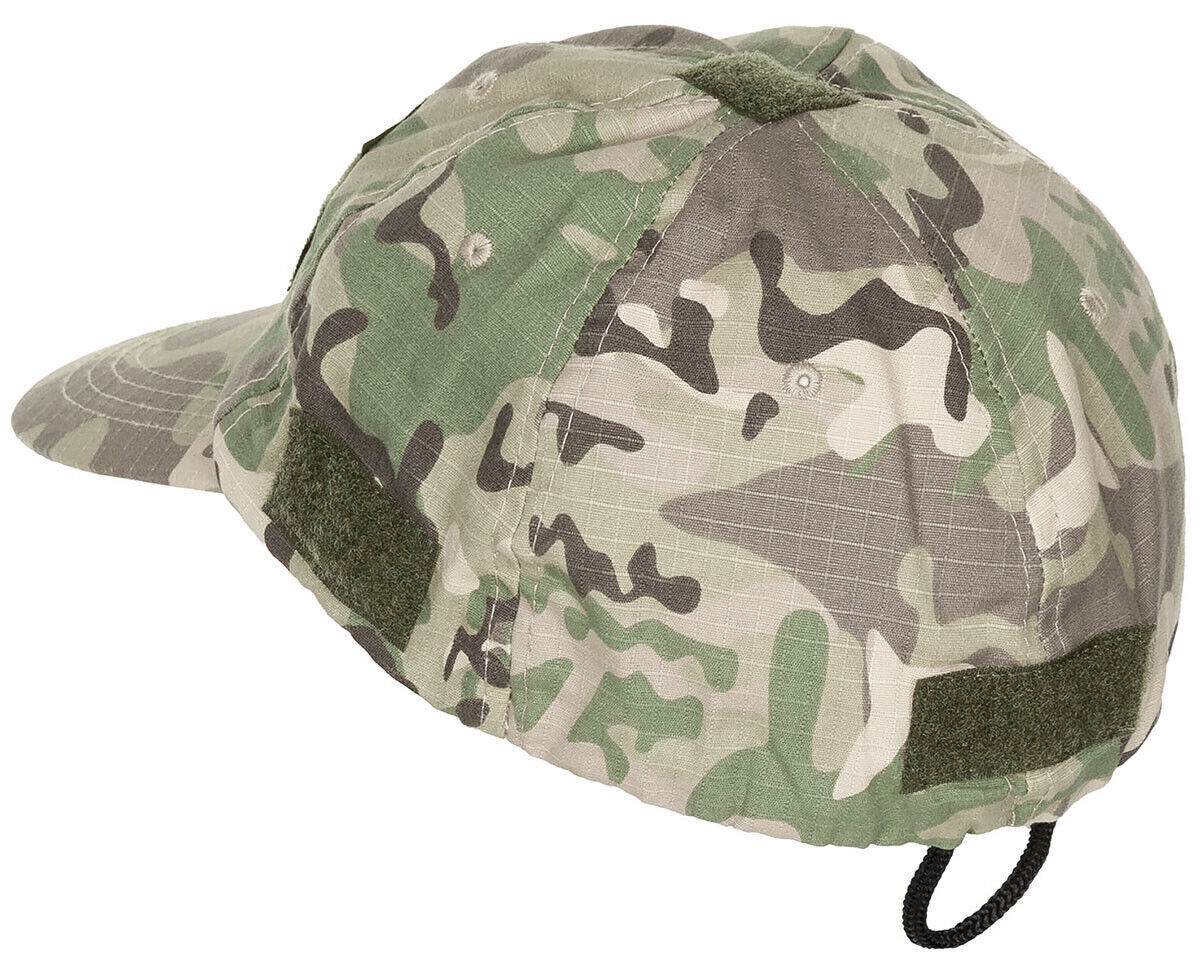 US Army Military Field Camo Operations Cap With Loop Panels Operation-camo