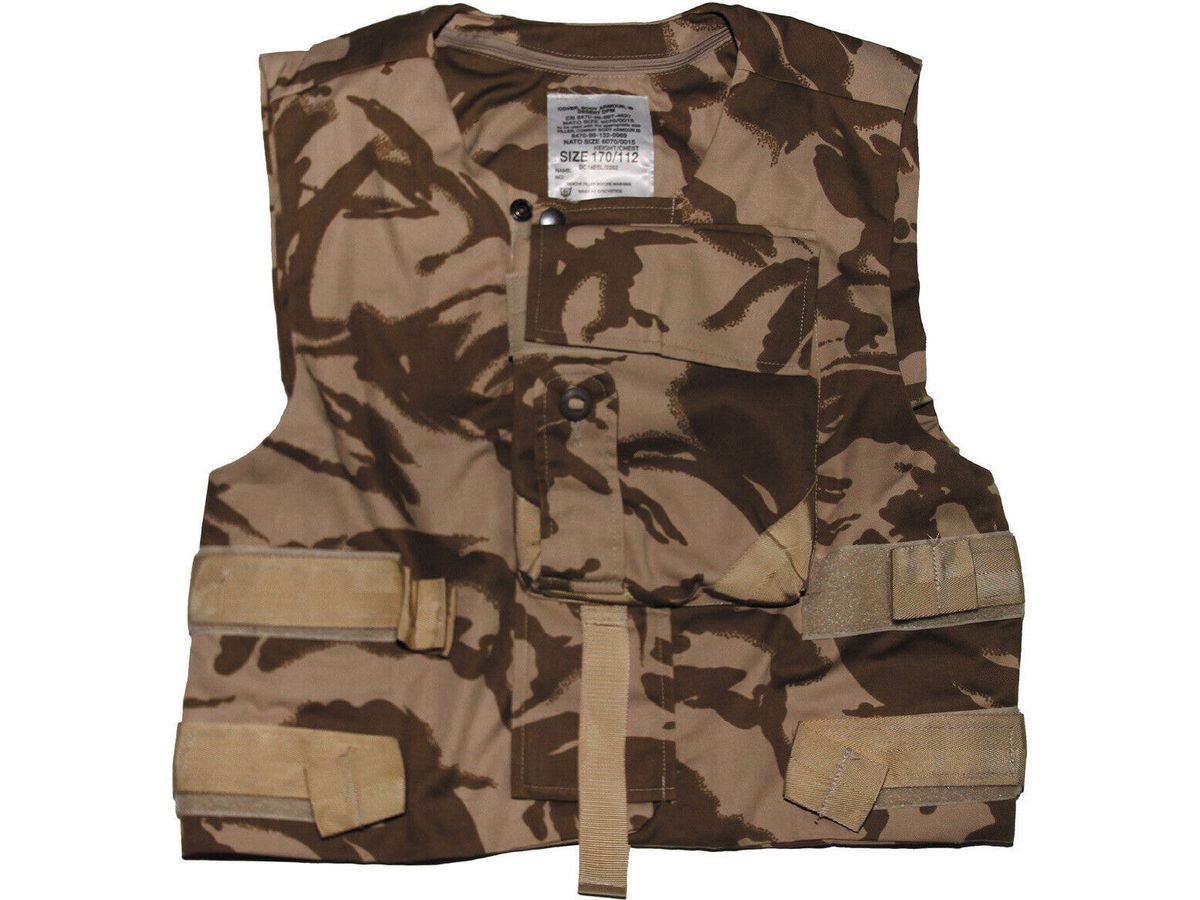 Original British Army Military GB Cover Combat Vest Used