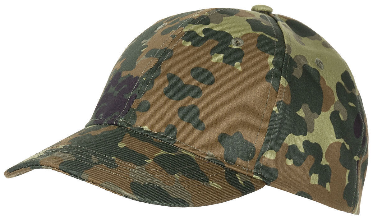 US Army Military Field Camo Cap With Loop Panels BW camo, size-adjustable