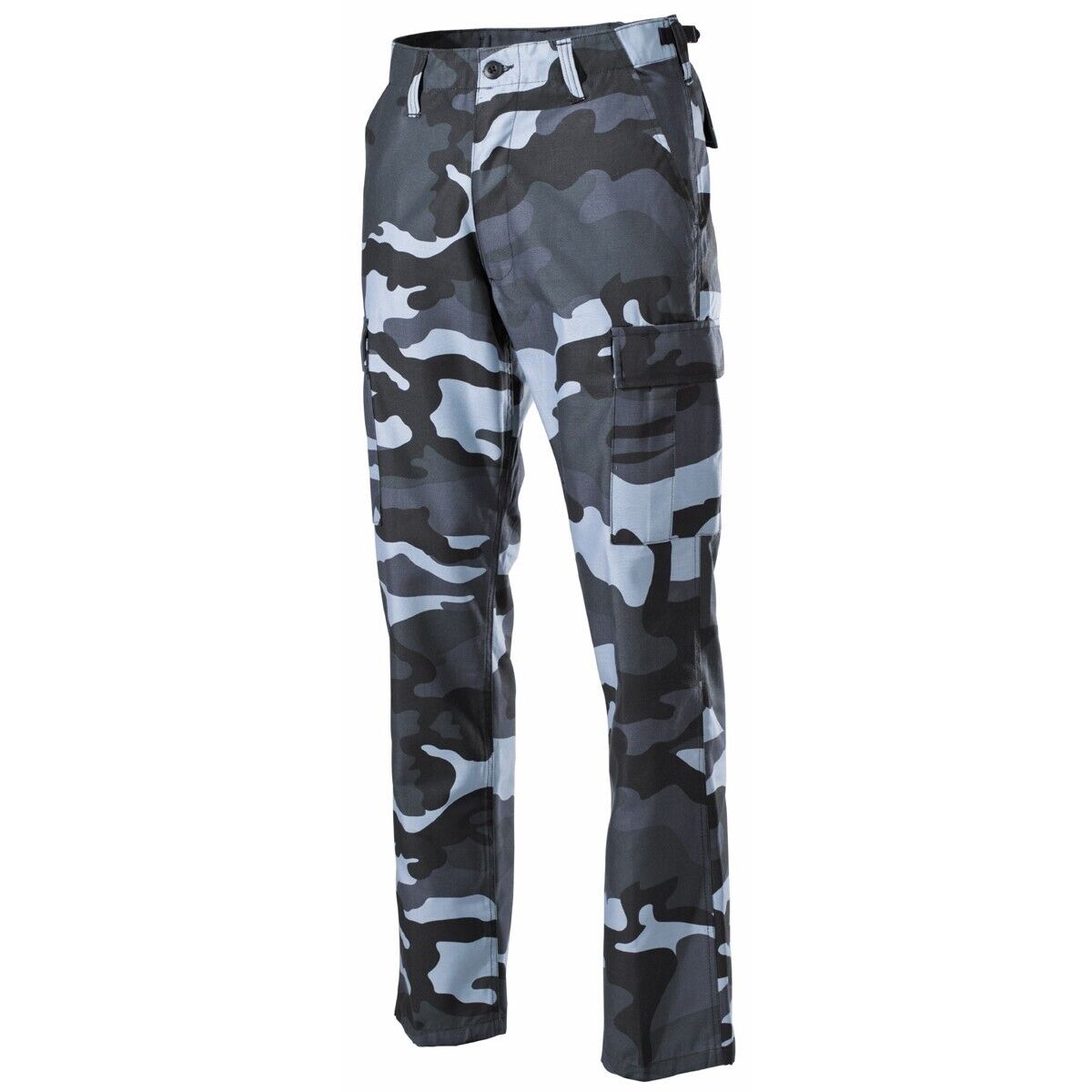 US Army Combat Battle Pants Men's Military Hunting Fishing BDU Sky Blue MFH