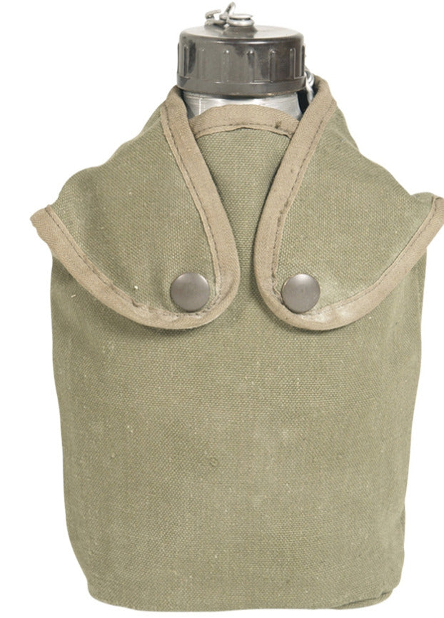 Original French Army Alu Canteen with Cup and Cover – Used