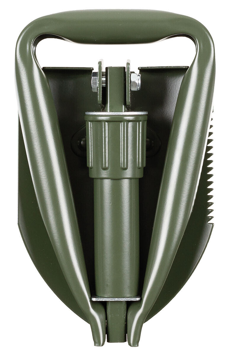 Folding Spade 3-part Military Army Camping Outdoor Spade OD green