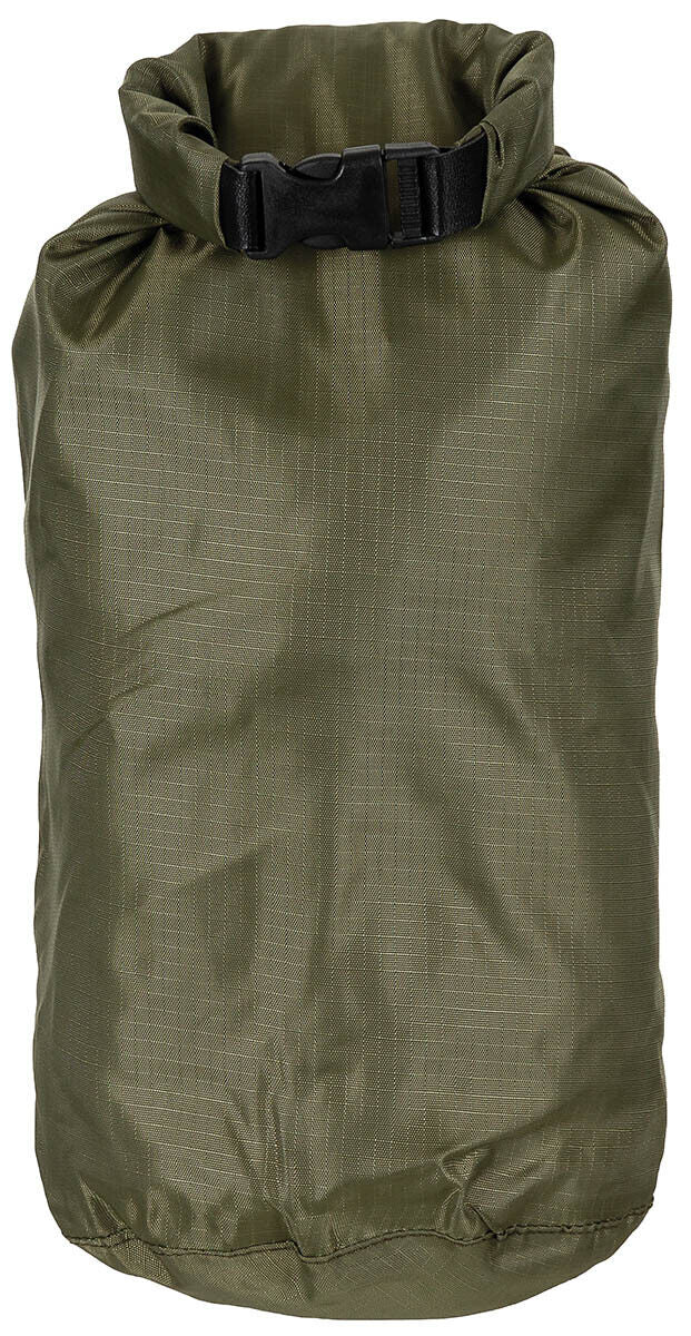 Pack sack Lightweight Transport Military Army Style Drybag OD Green 4L