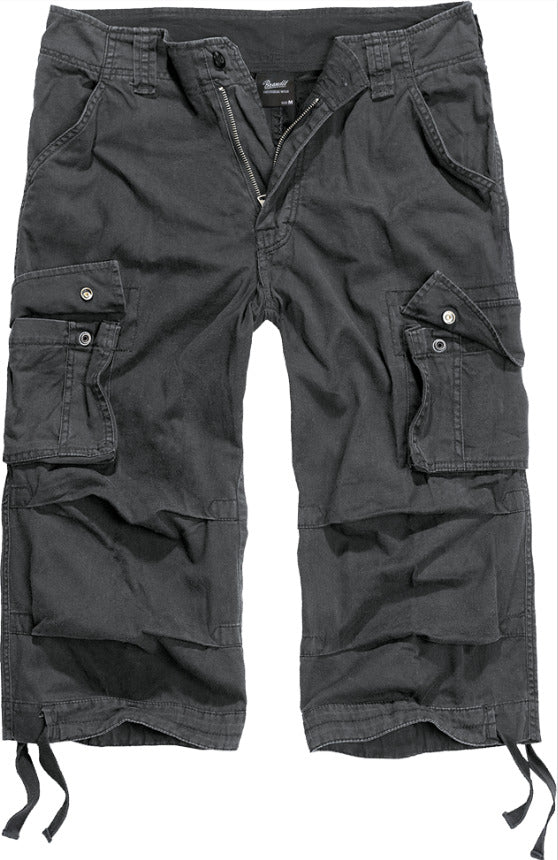Brandit Urban Legend 3/4 Shorts Mens Army Style Military Combat Cargo Black