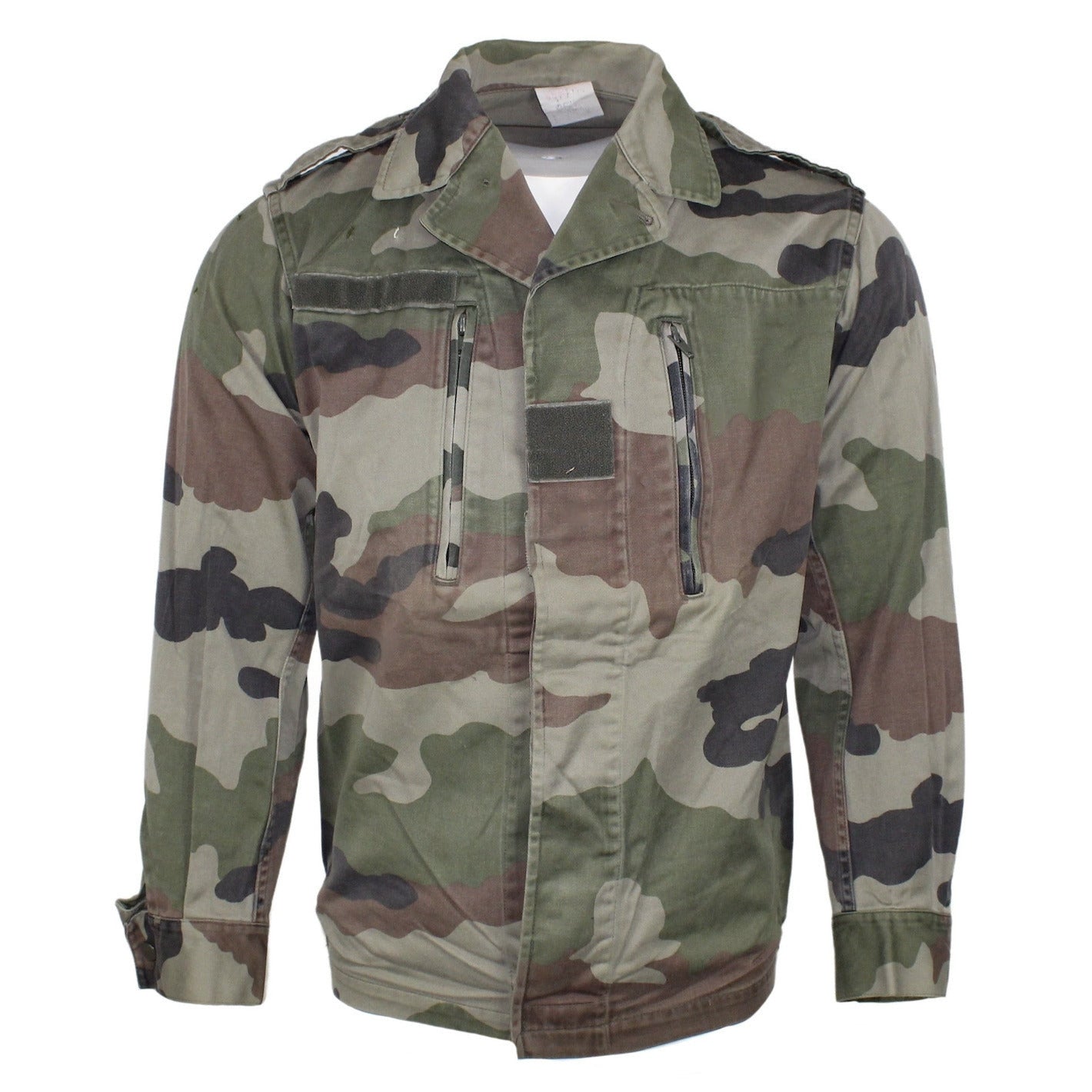 Genuine French Army F2 Combat Jacket Fatigue CE Camo Military Issue Surplus Used