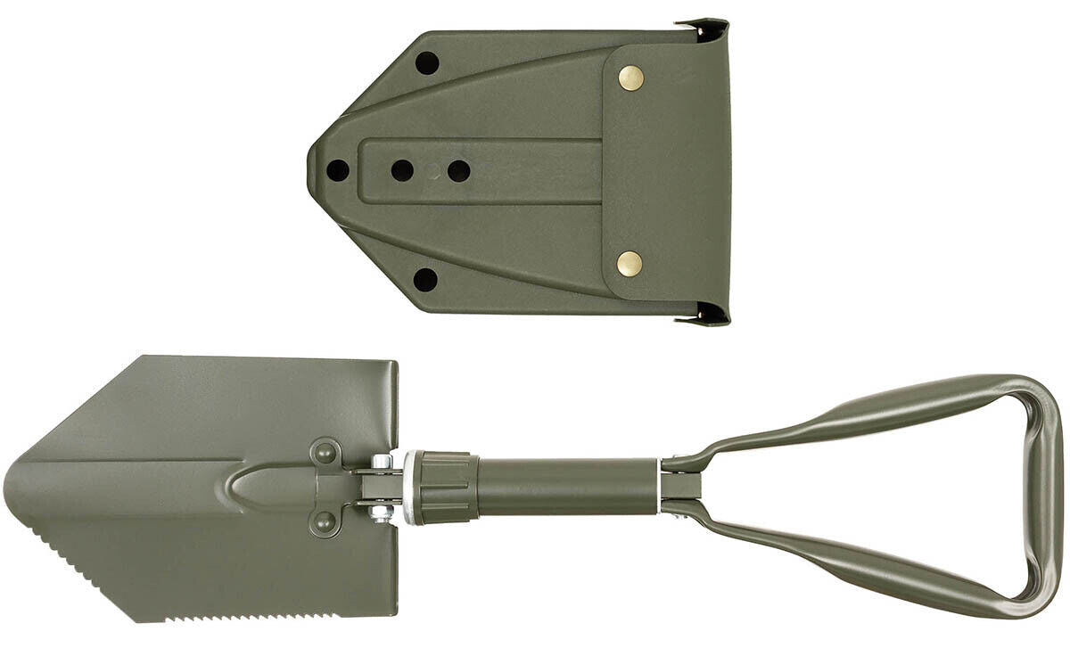 Bundeswehr Folding Spade 3-part Military Army Camping Outdoor Spade OD green