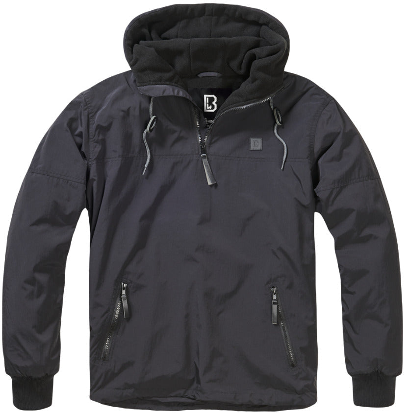Brandit Jacket Luke Windbreaker Military Tactical Urban Soft Shell Warm Black