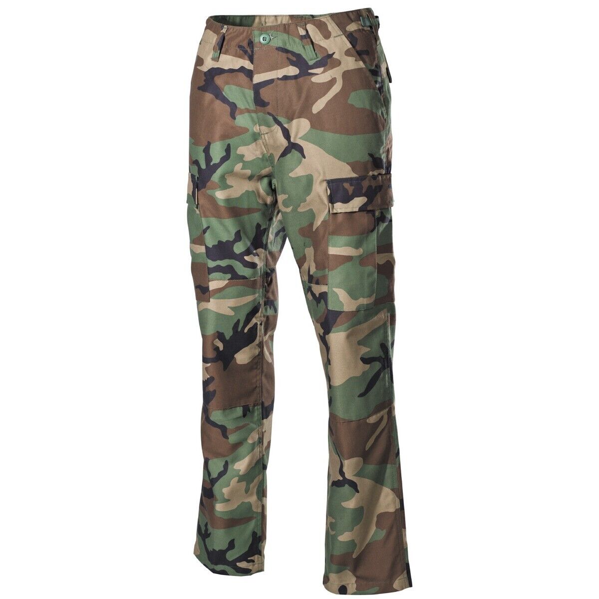 Combat Men's Trousers Pants Army Reinforced Knees and Seat US BDU Camo MFH