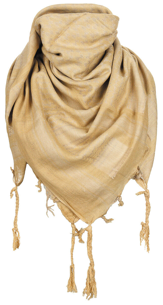 Shemagh Tactical Scarf Multifunctional Against Sun Dust Coyote Tan