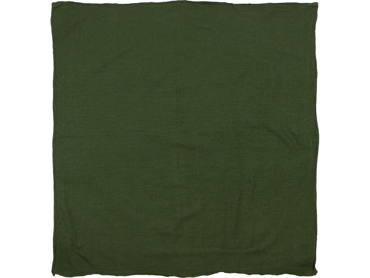 Original Swedish Army Military Bandana OD Green 80x80 cm Used