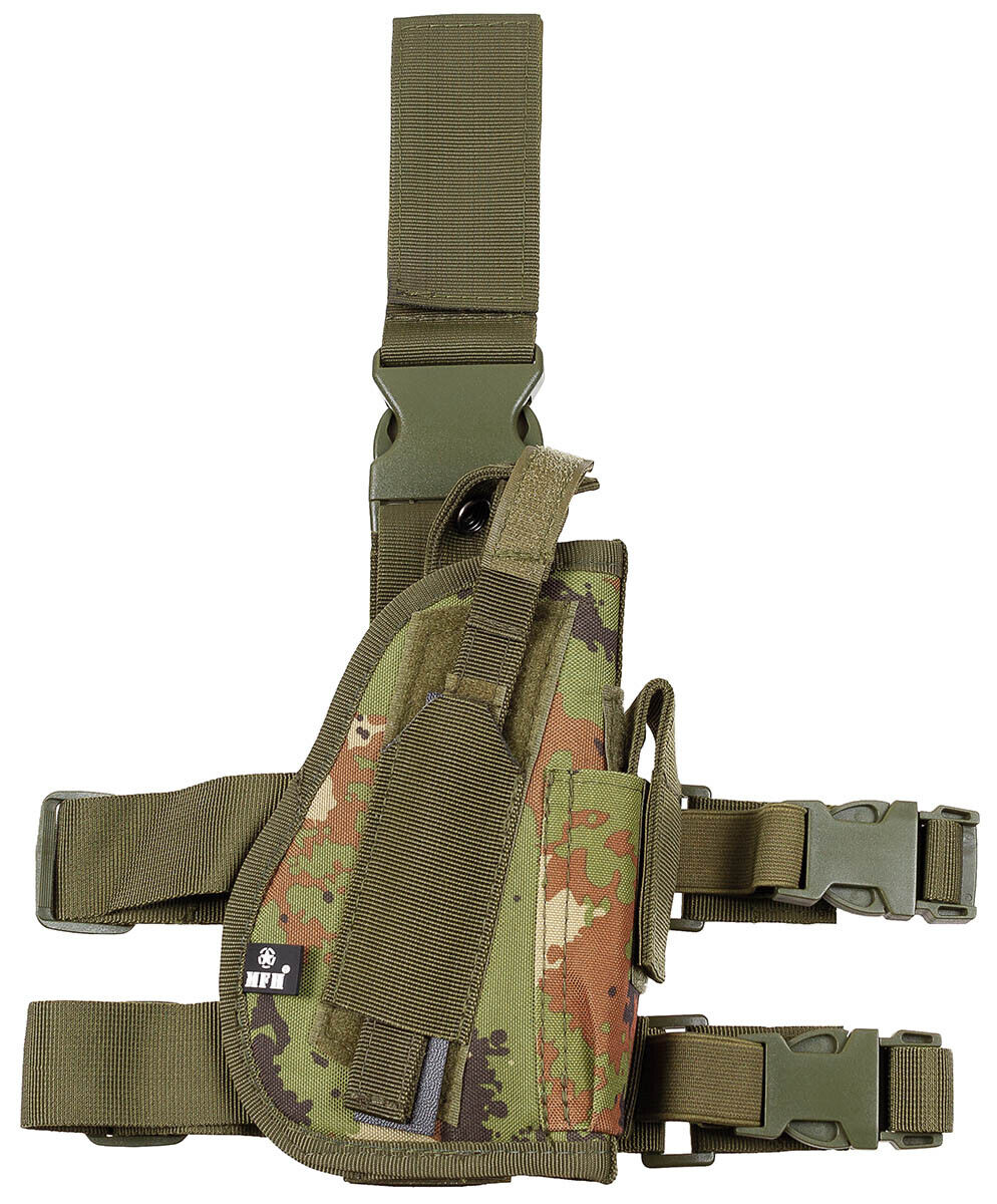 Leg Holster Military Army Combat Right-Handed Vegetato