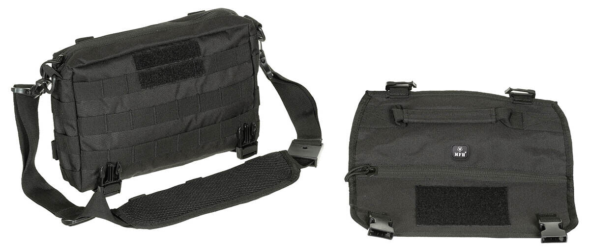 MFH Shoulder Bag MOLLE Black