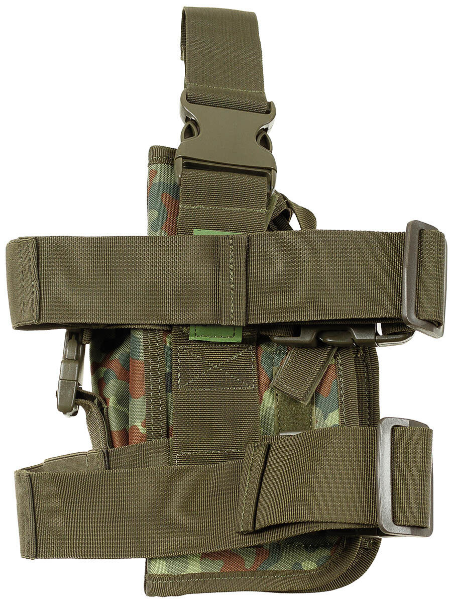 Leg Holster Military Army Combat MOLLE Right-Handed Use BW Camo