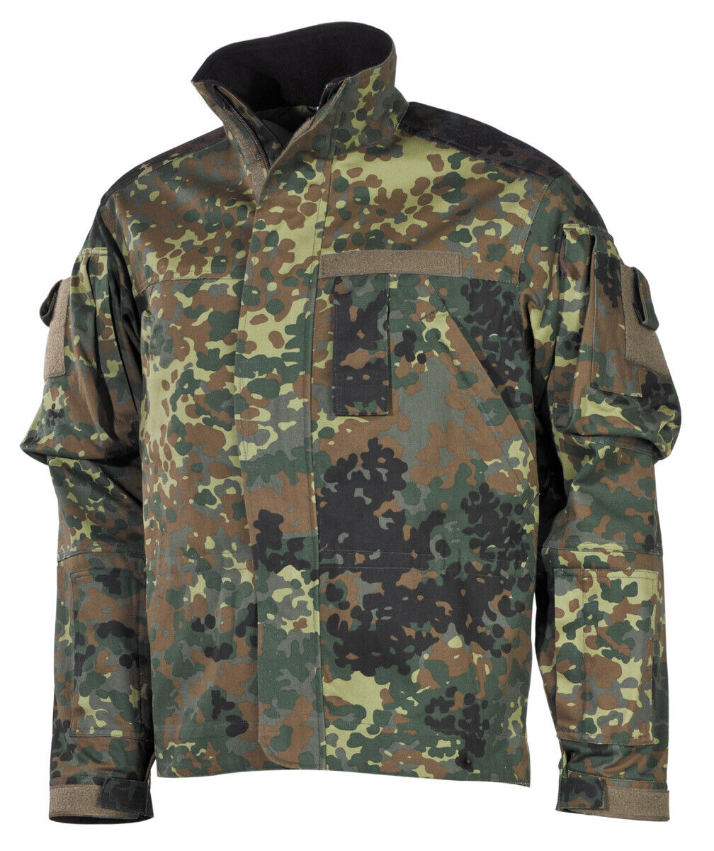 BW Military Jacket Tactical Patrol Combat Army Short Fleckarn Camo Men's