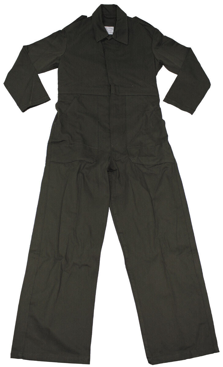 Original Dutch Army Military Style Mechanic Coverall OD Green 100% Cotton