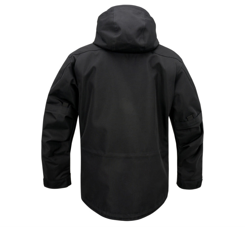Brandit Performance Jacket Wet Cold Protection Military Army Outdoor Coat Black