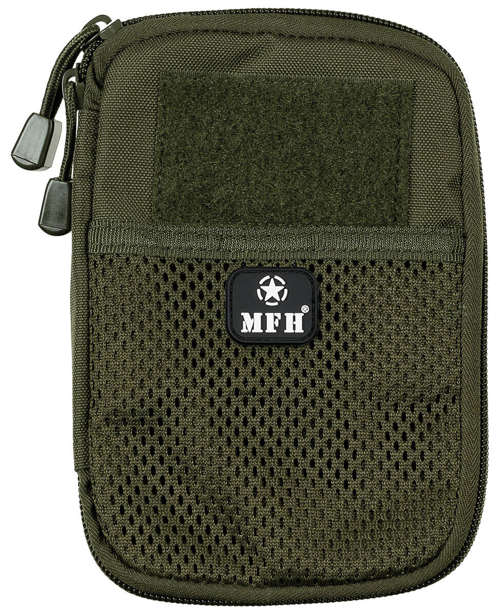 Military Army Outdoor Document-/Smartphone Bag MOLLE OD Green