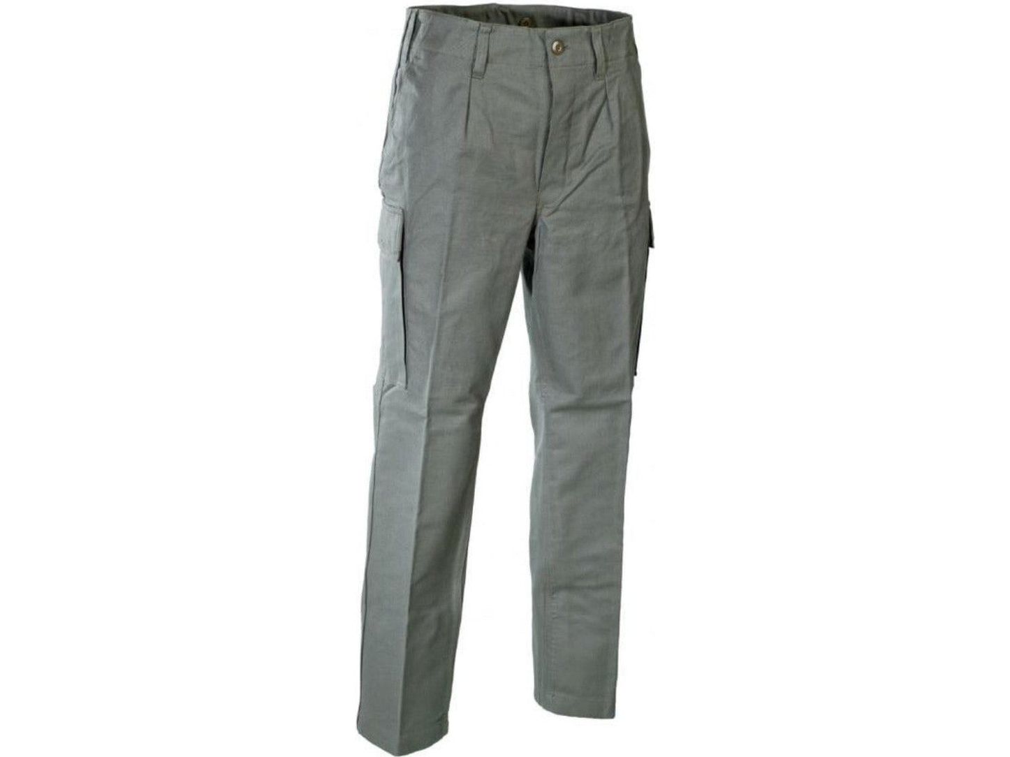 Original German Army Field Pants Bundeswehr Moleskin Trousers Genuine OD Green