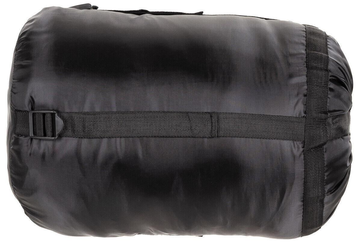 Black Mummy Sleeping Bag Versatile Temperature Range 2-Layer Filling Hood