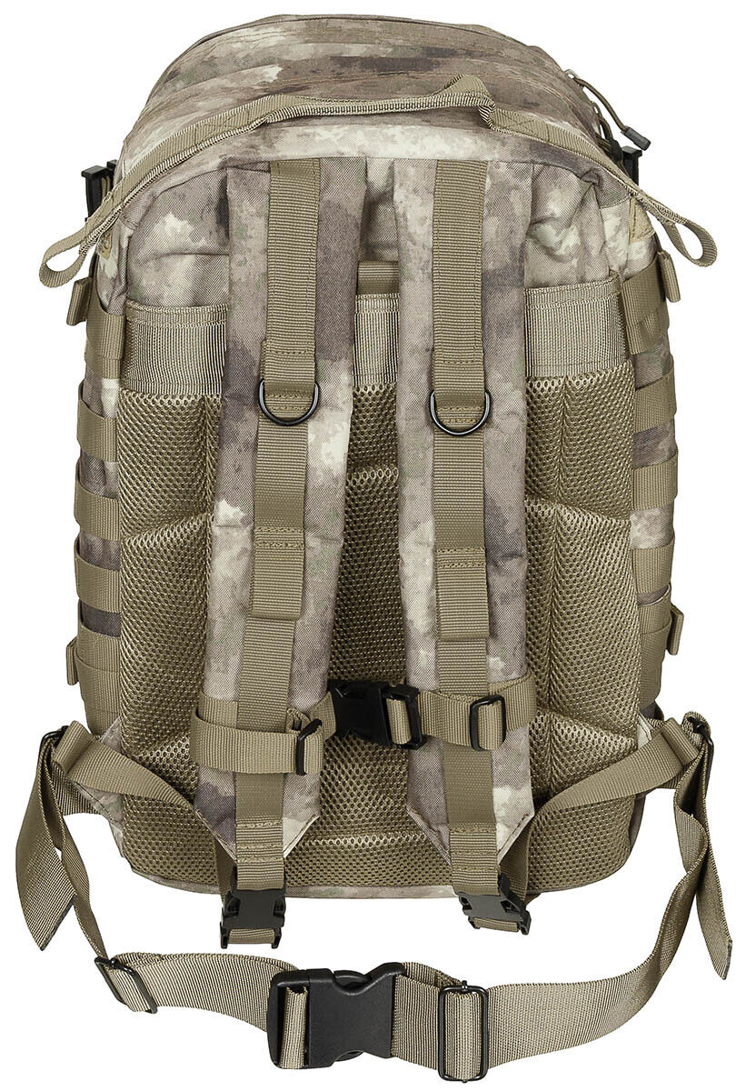US 40L Backpack Assault II Tactical MOLLE HDT Camo Airsoft MFH Brand