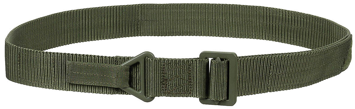 Military Army Belt Operation Safety Lock 80-110cm OD green