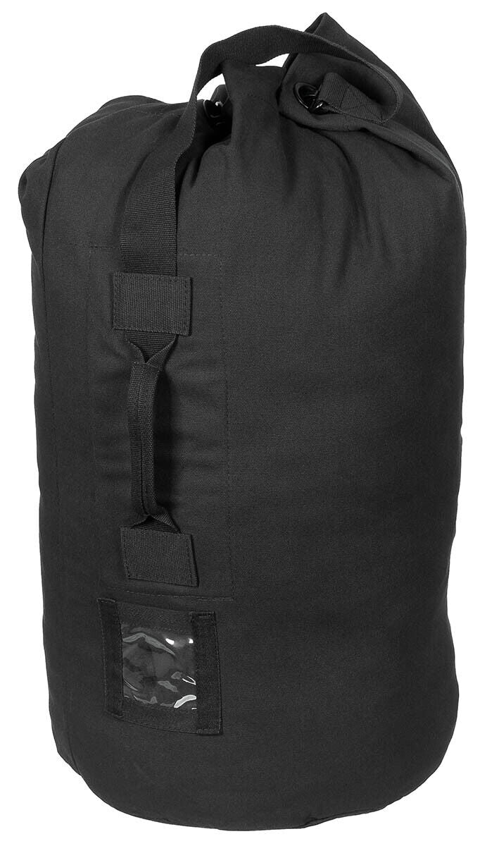 MFH US Duffel Bag with Carrying Strap Black