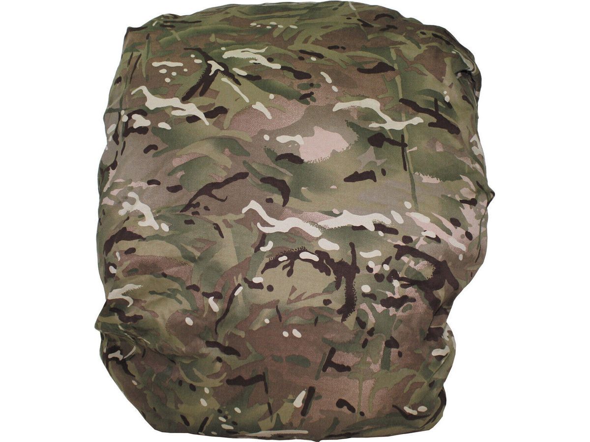 Original British Army Military Cover For Backpack Big MTP Camo Used