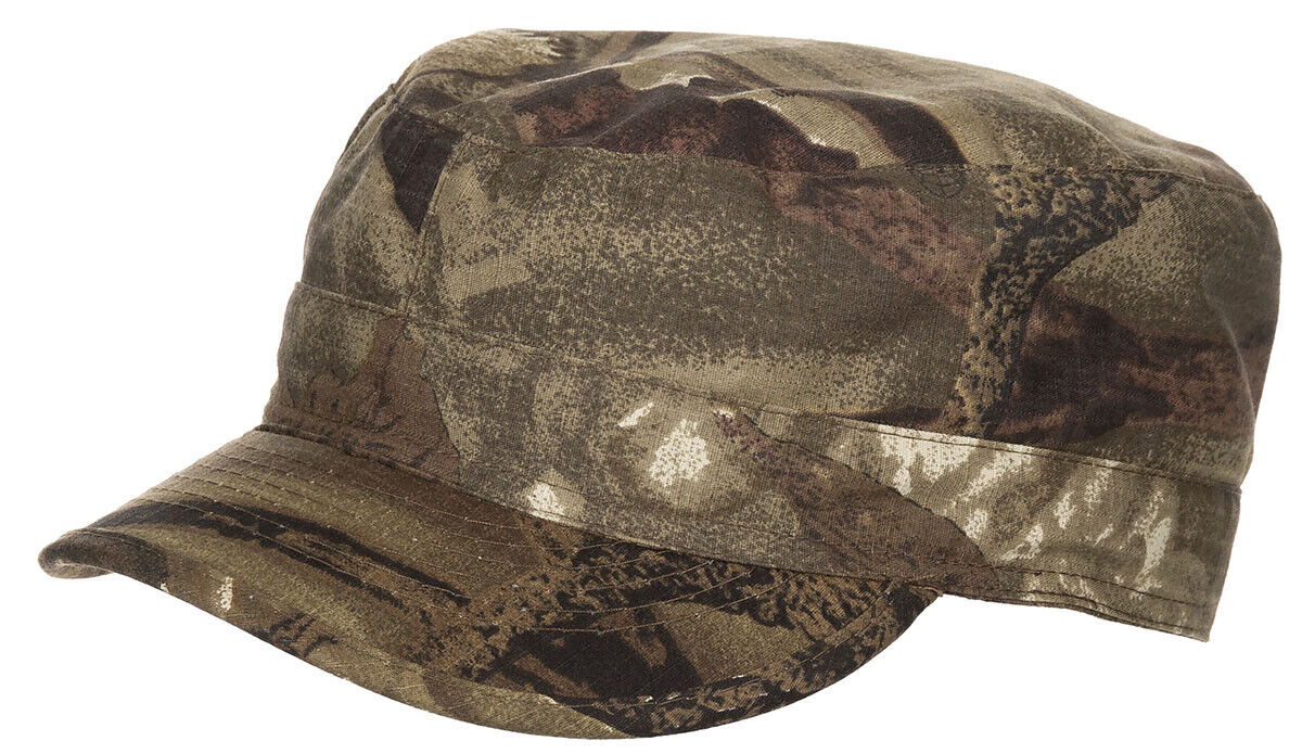 US BDU Cap American Army Camo Field Hat Ripstop Military New All Sizes Brown