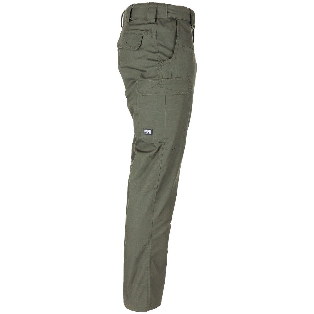 Trousers Military Tactical Hunting Fishing Storm Rip Stop OD Green MFH Men's