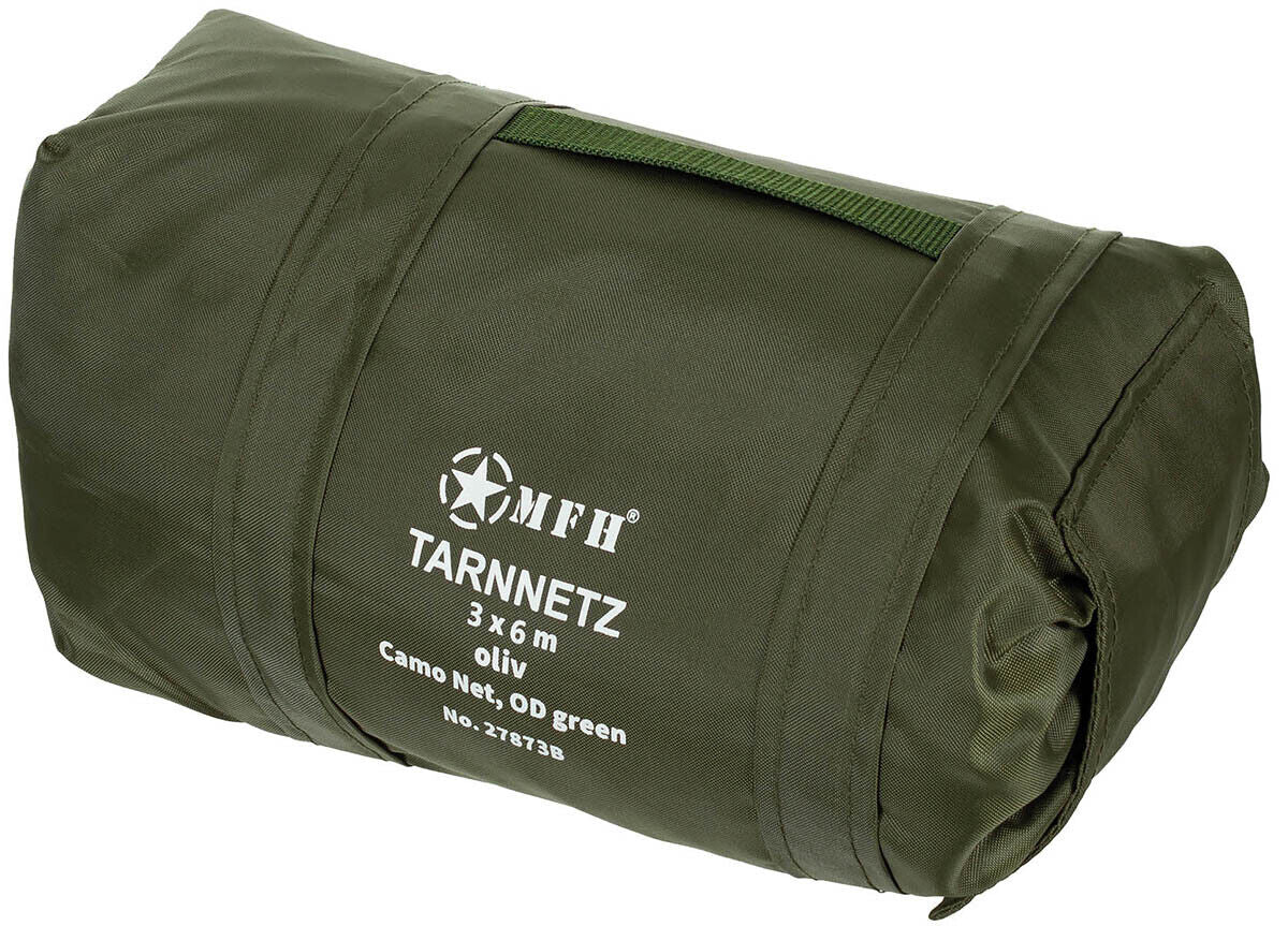 Military Army Camo Net With Carier Net 3 x 6 m OD green