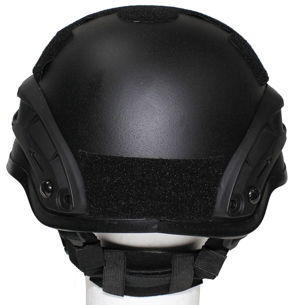 US MICH 2002 Helmet Black High-Quality ABS Plastic Adjustable Straps & Pad