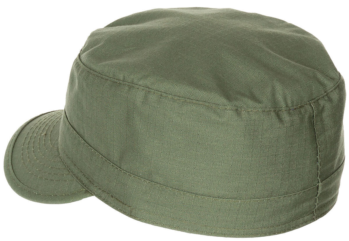 US BDU Cap American Army Style Field Hat Ripstop Military New All Sizes OD green