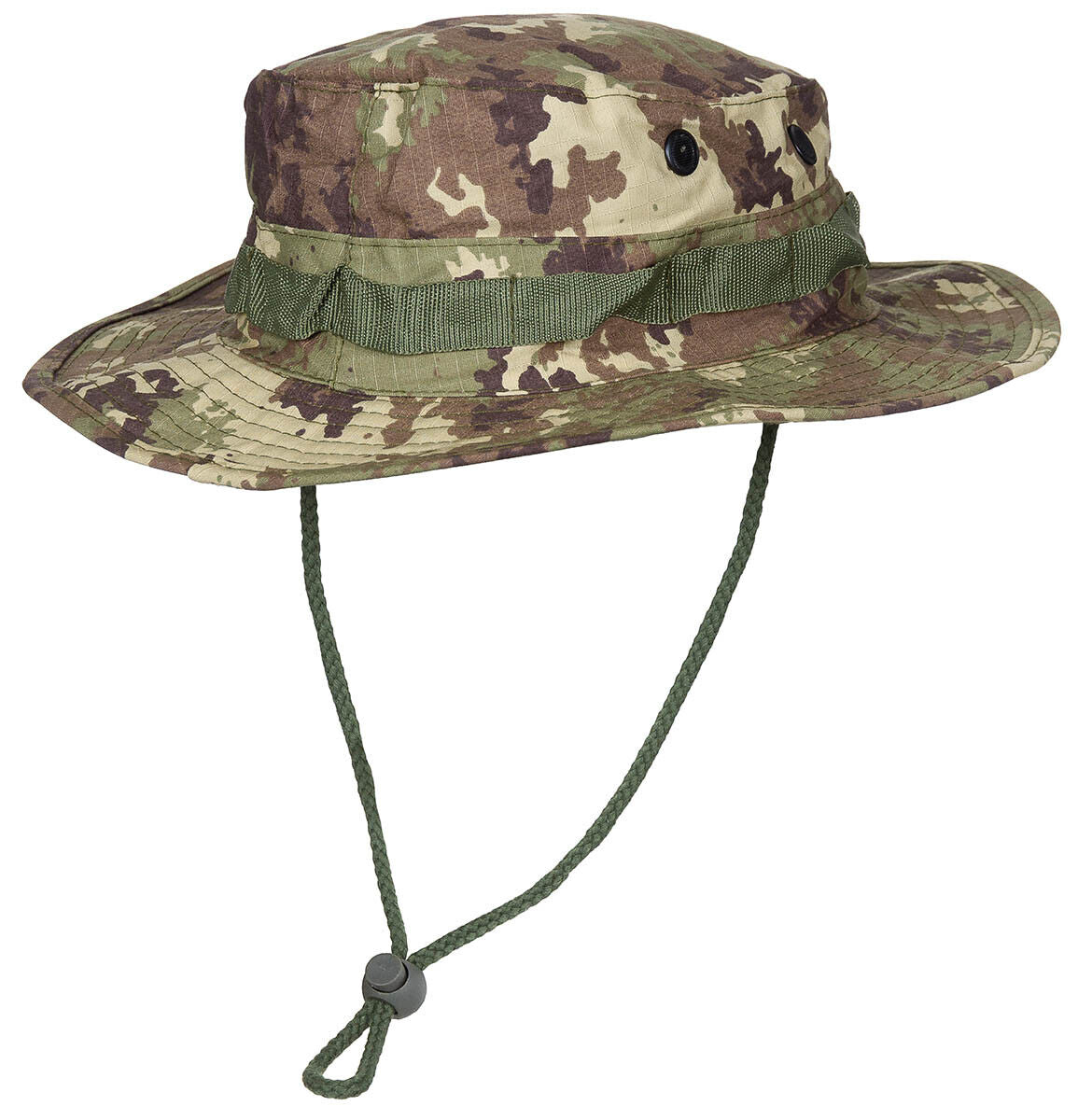 MFH US GI Bush Hat Chin Strap GI Boonie Ripstop Vegetato